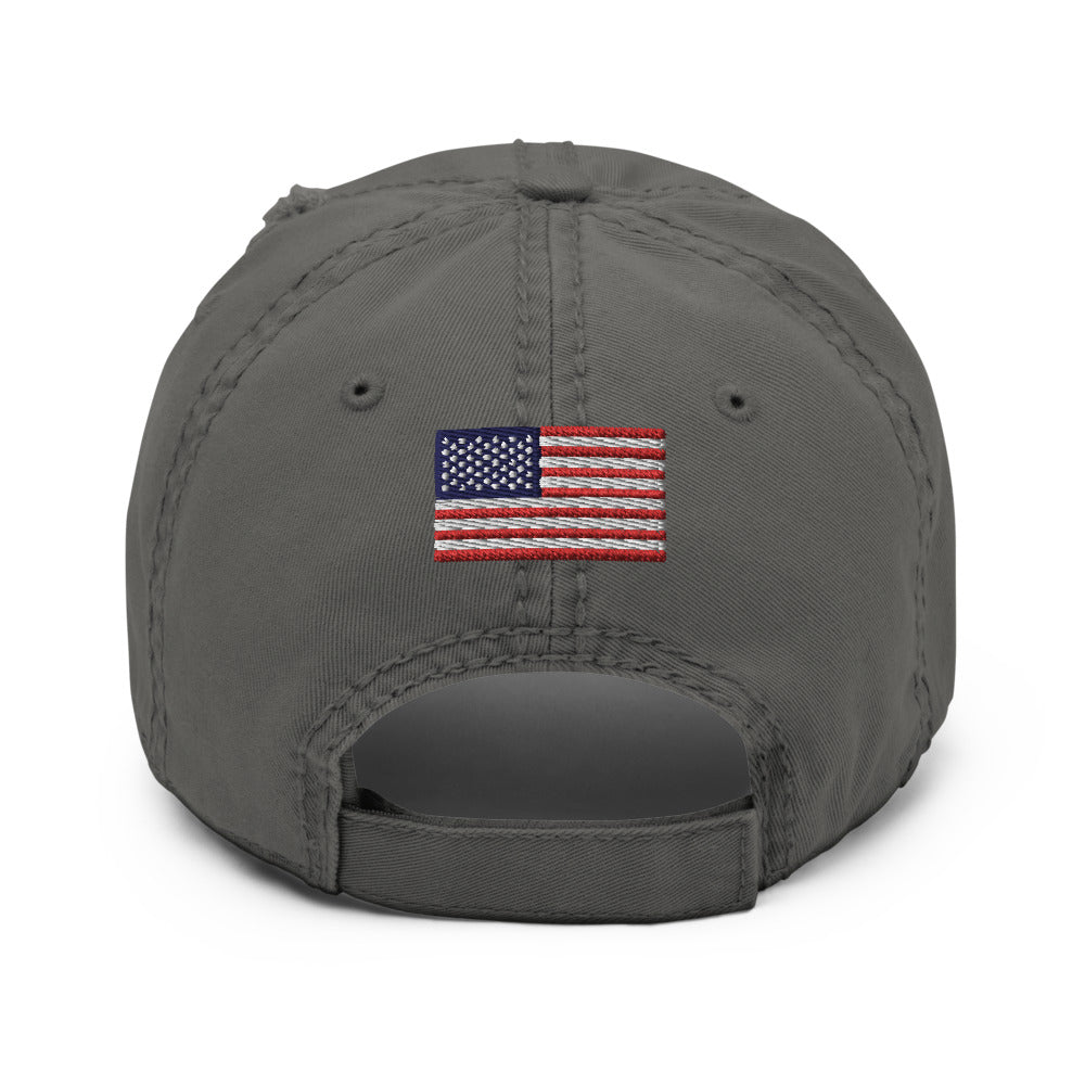 USA Star - Distressed Dad Hat