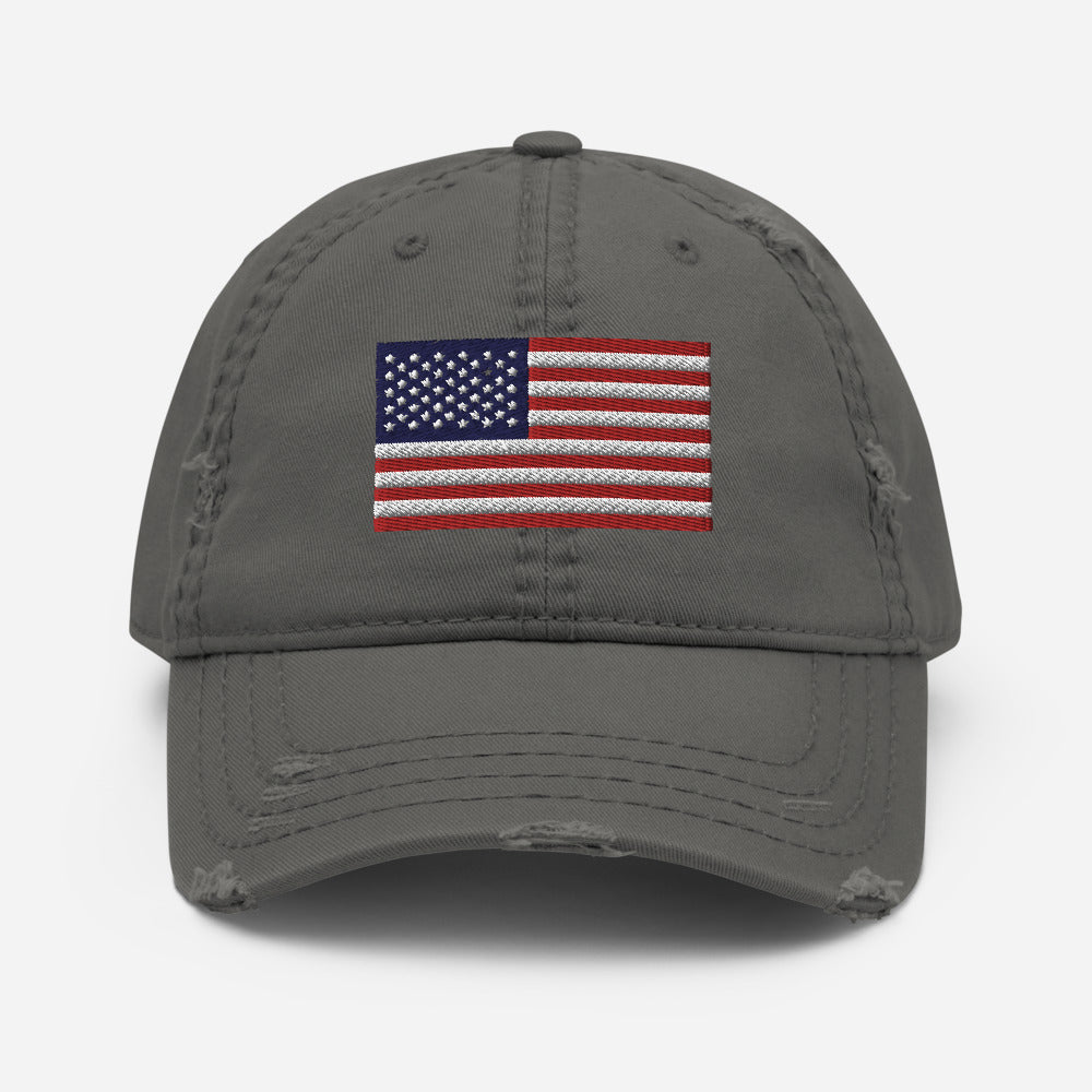 American Flag - Distressed Dad Hat