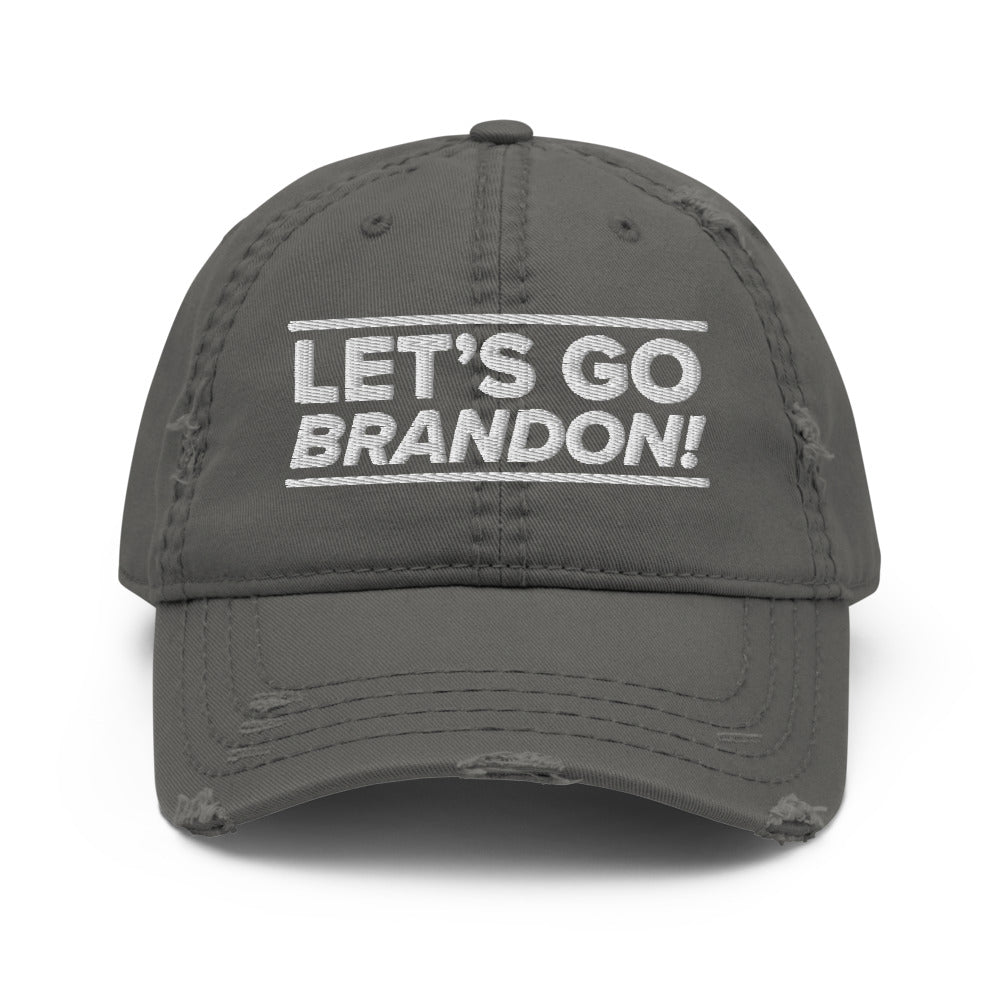 Let's Go Brandon - Distressed Dad Hat