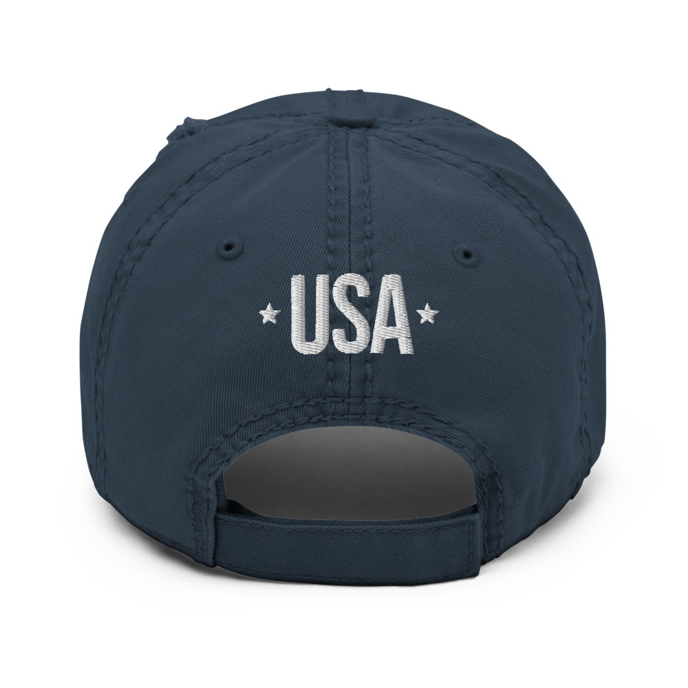 Betsy Ross 1776 - Distressed Dad Hat