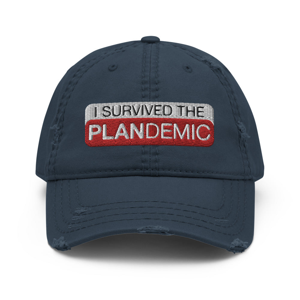 I Survived The Plandemic - Distressed Dad Hat