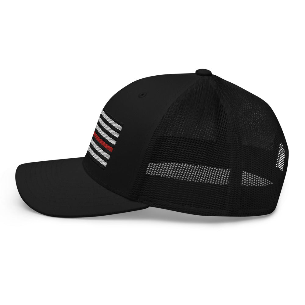 Red Line Flag Trucker Hat