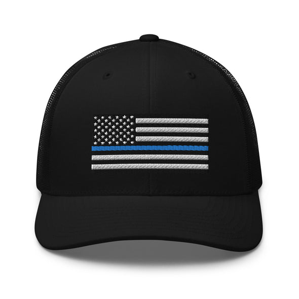 Blue Line Trucker Hat