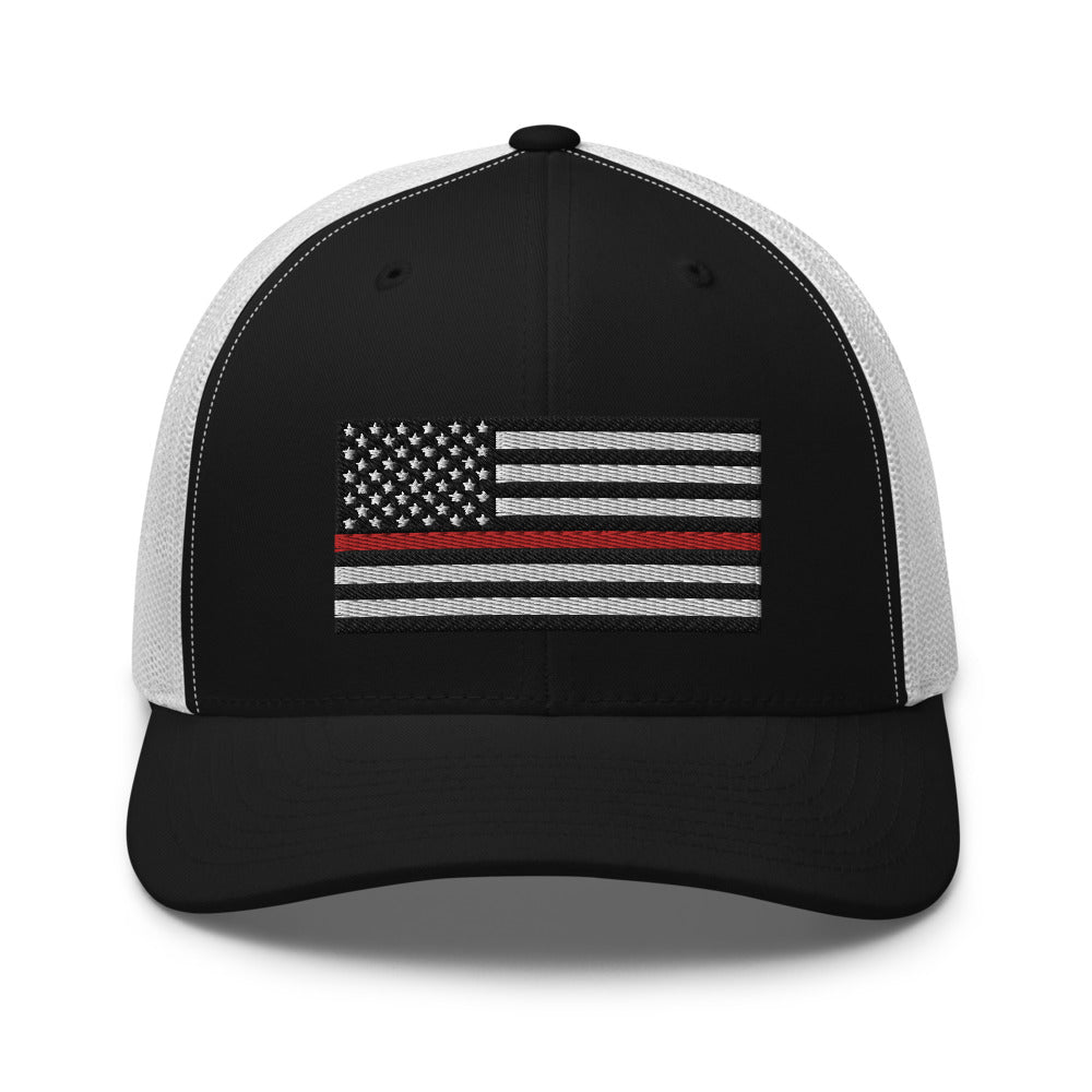 Red Line Flag Trucker Hat