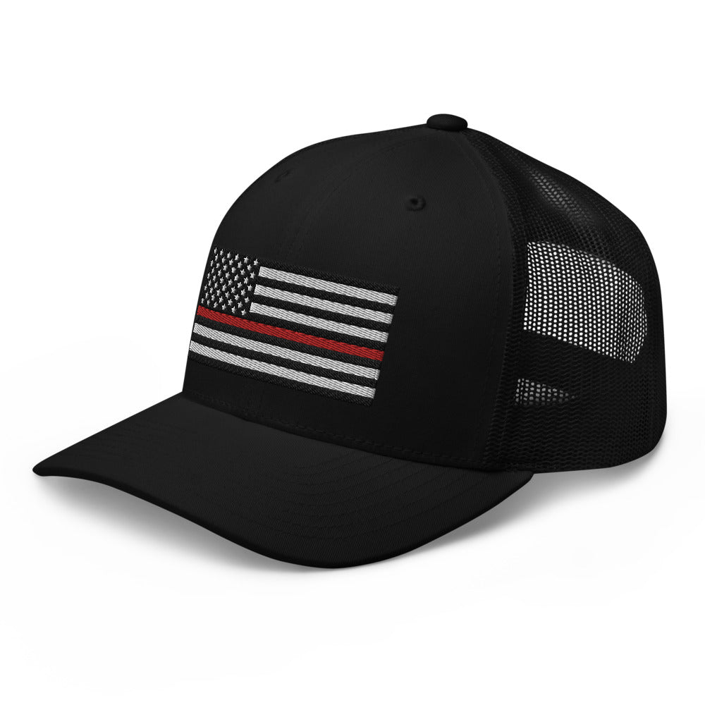 Red Line Flag Trucker Hat