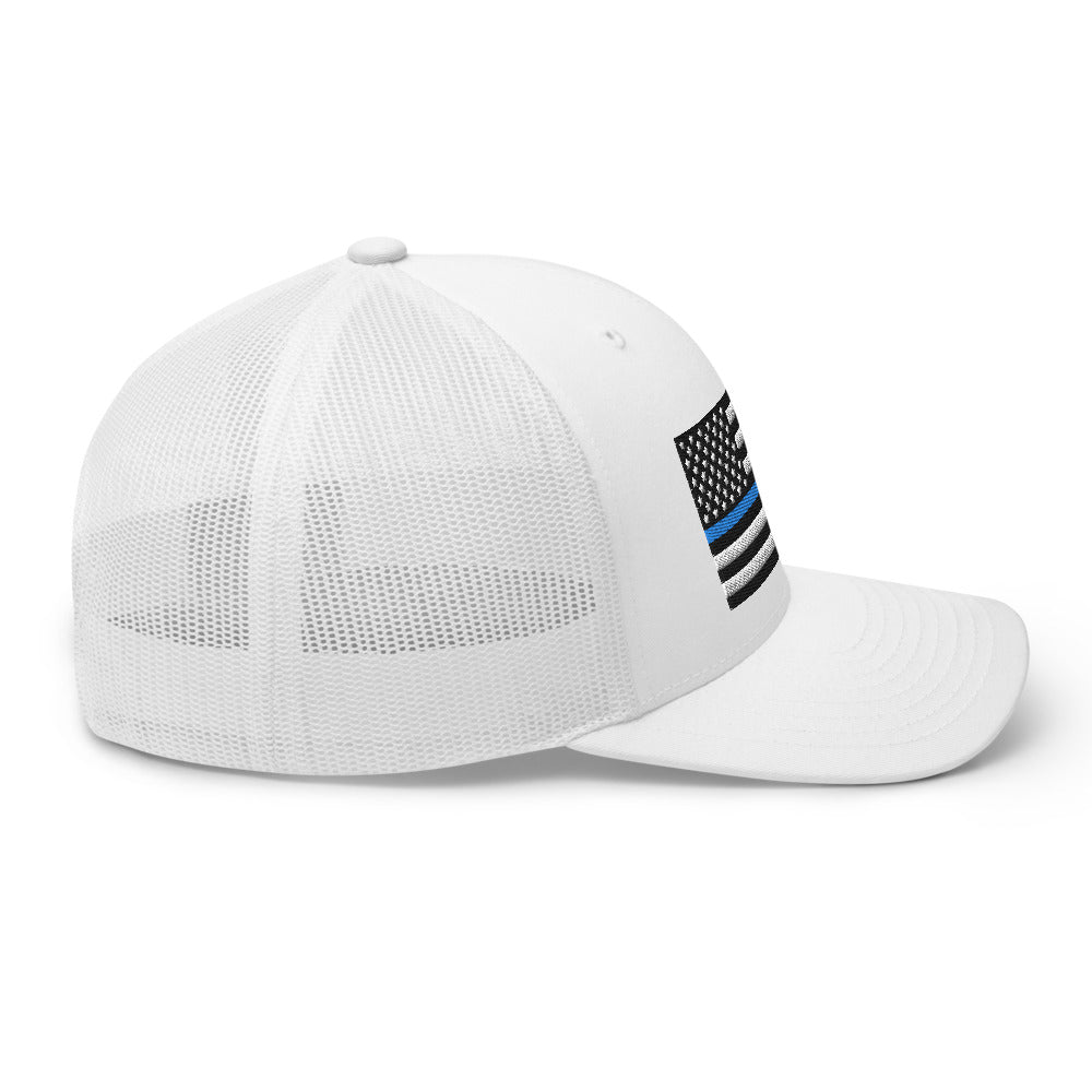 Blue Line Trucker Hat