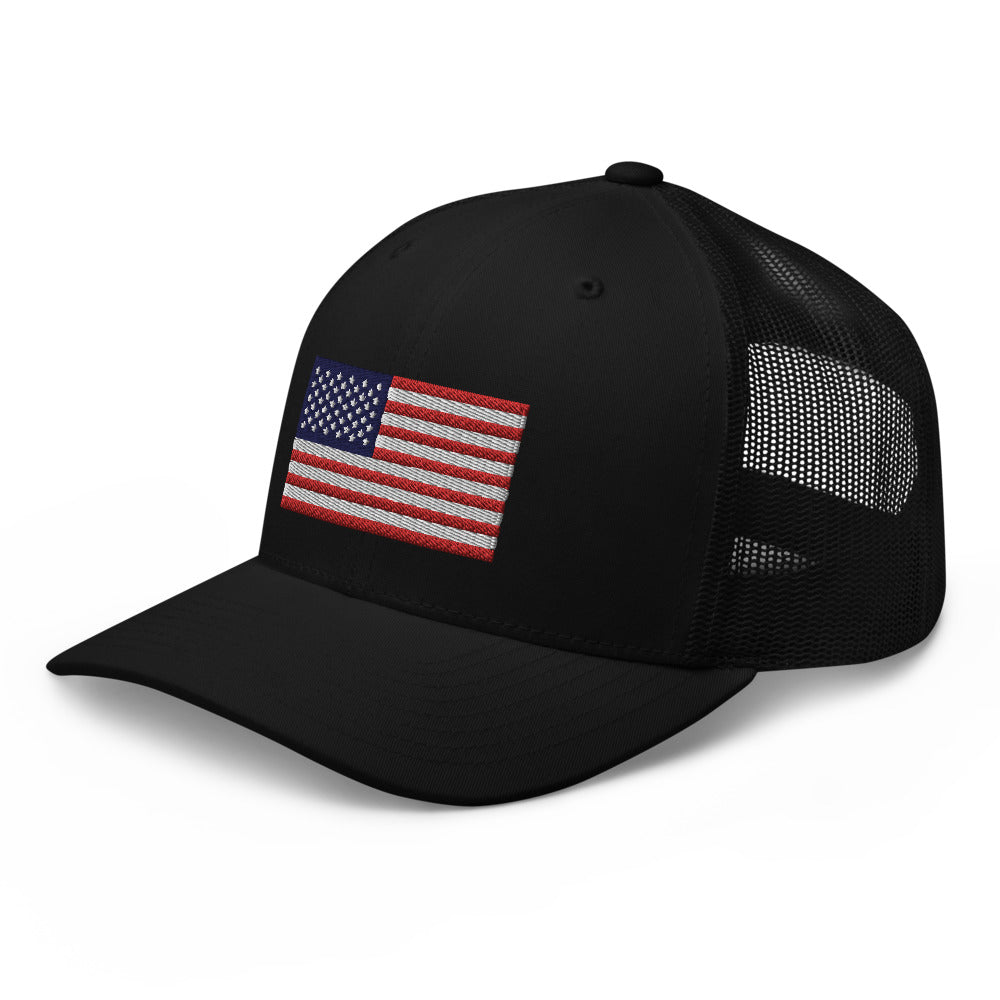 American Flag - Trucker Hat