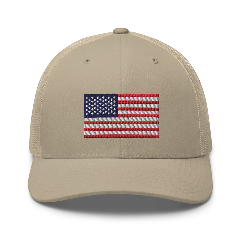 American Flag - Trucker Hat