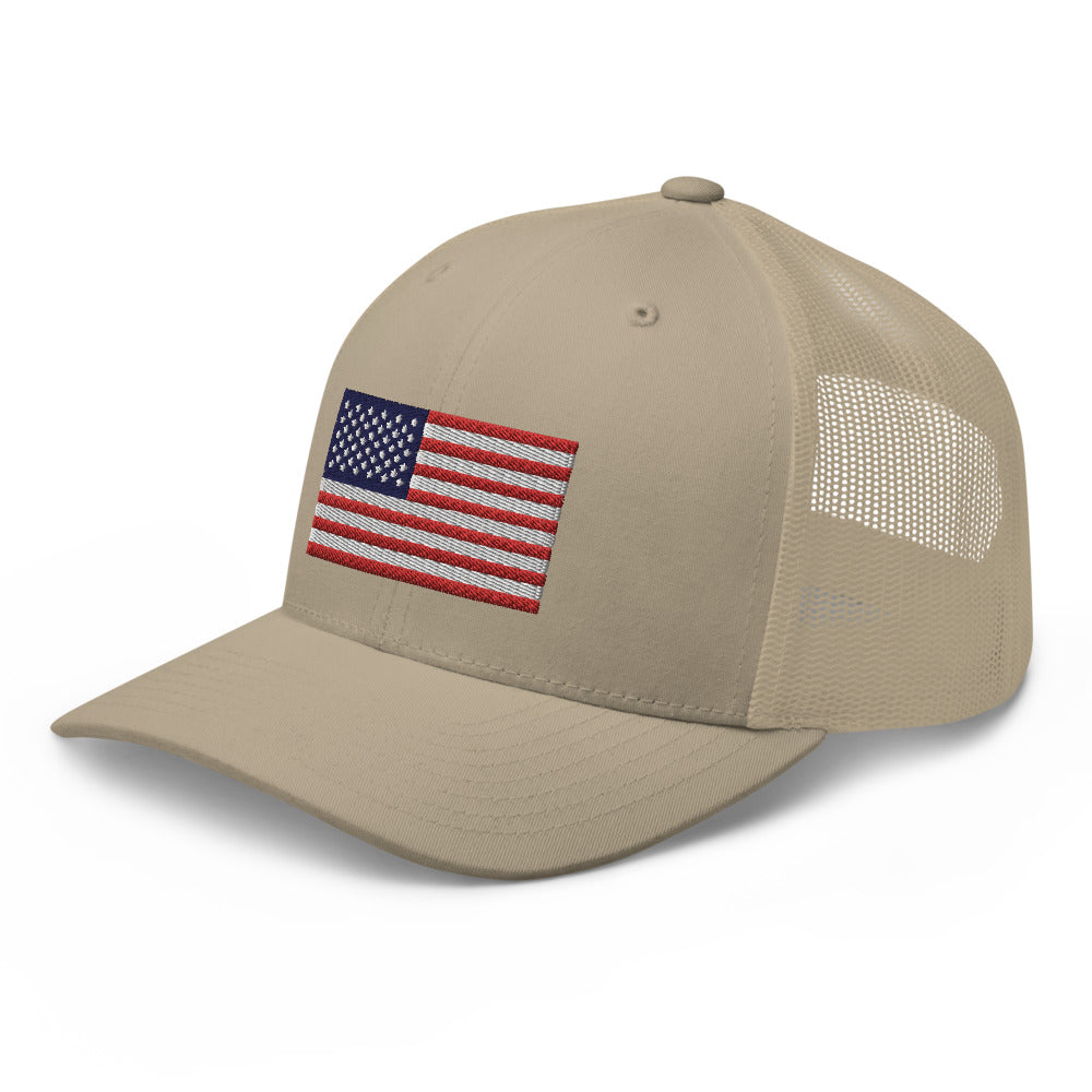 American Flag - Trucker Hat