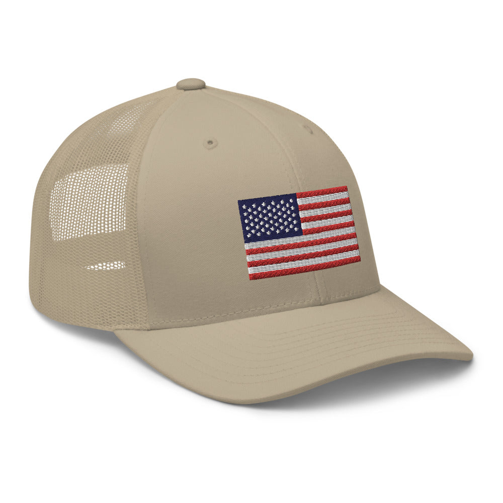 American Flag - Trucker Hat