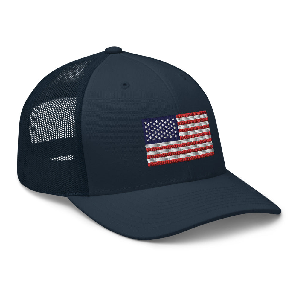 American Flag - Trucker Hat